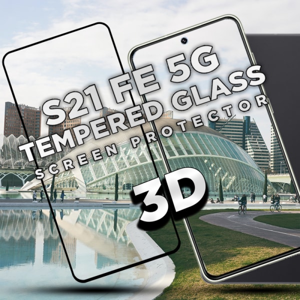 Samsung S21 FE 5G - 9H Härdat Glass - Super Kvalitet 3D