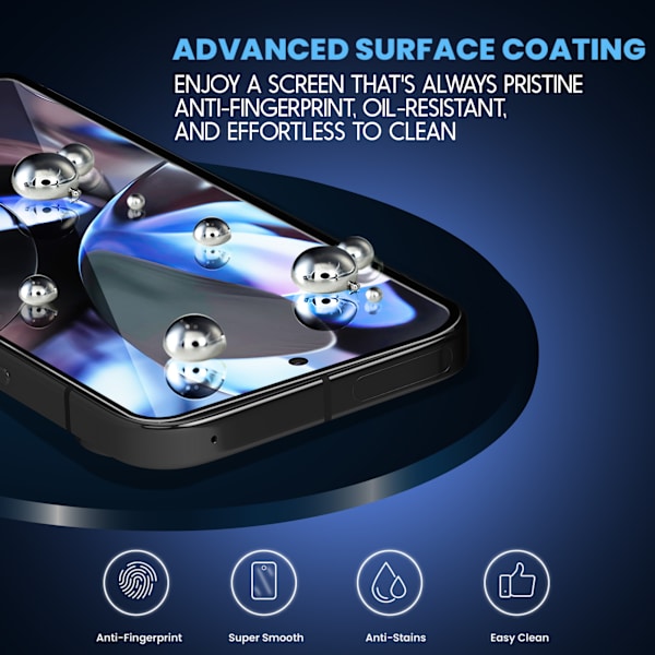 1-Pack Google Pixel 9 Pro Skärmskydd - Härdat Glas 9H - Super kvalitet 3D