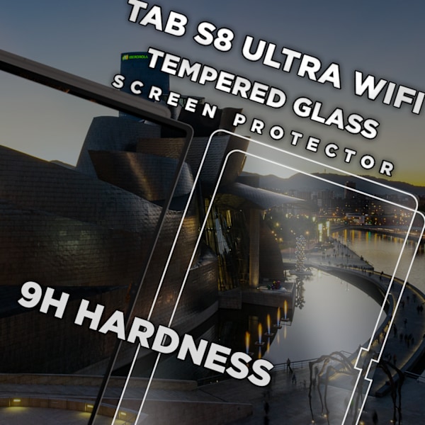 2-Pack SAMSUNG GALAXY TAB S8 Näytönsuoja - Karkaistu Lasi 9H - Super laatu 3D