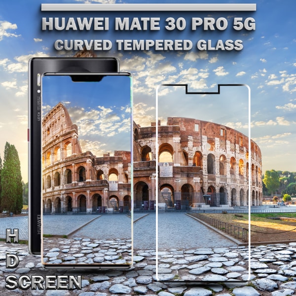 Huawei Mate 30 Pro (5G) - Härdat Glas 9H – Super kvalitet 3D  Skärmskydd
