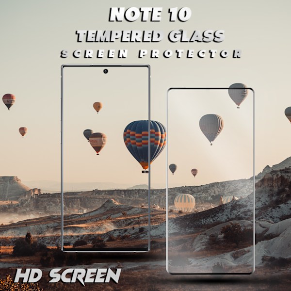 Samsung Galaxy Note 10 - Härdat Glas 9H – 3D Skärmskydd - Super kvalitet