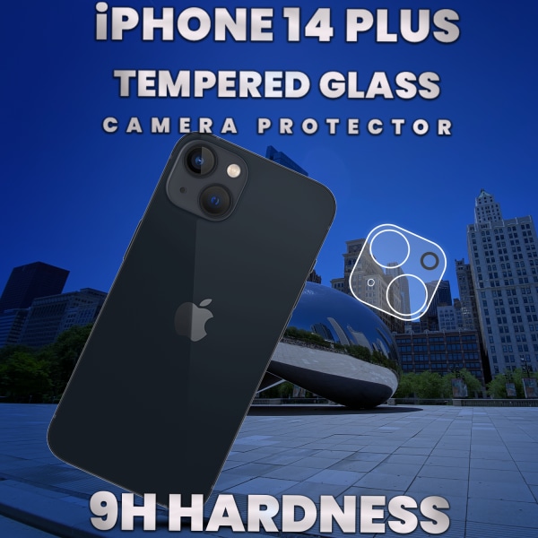 iPhone 14 Plus Linsskydd - 9H Härdat Glas- Super 3D Linsskydd