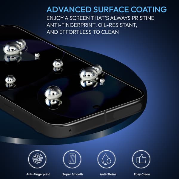 2-Pack Google Pixel 9 Privacy Skärmskydd - Härdat Glas 9H - Super kvalitet 3D