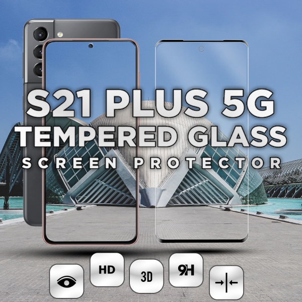 Samsung S21 PLUS 5G - 9H Härdat Glass - 3D Super Kvalitet