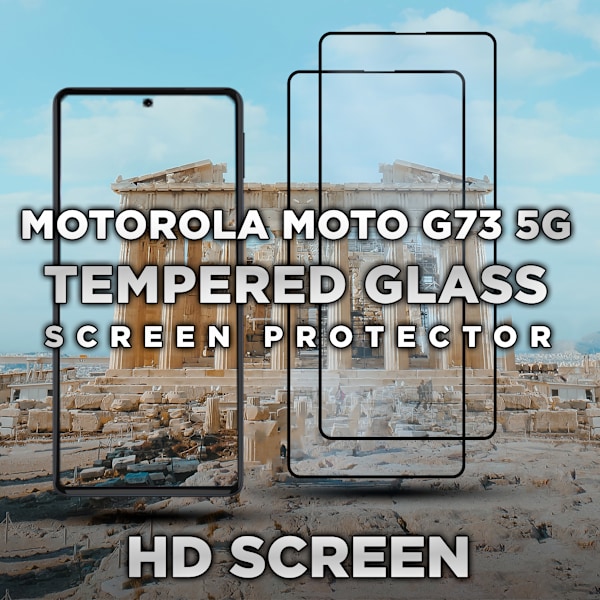 2-Pack MOTOROLA MOTO G73 Näytönsuoja - Karkaistu Lasi 9H - Super laatu 3D