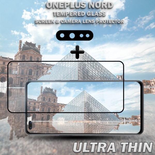 OnePlus Nord & 1-Pack linsskydd - Härdat Glas 9H - Super kvalitet 3D