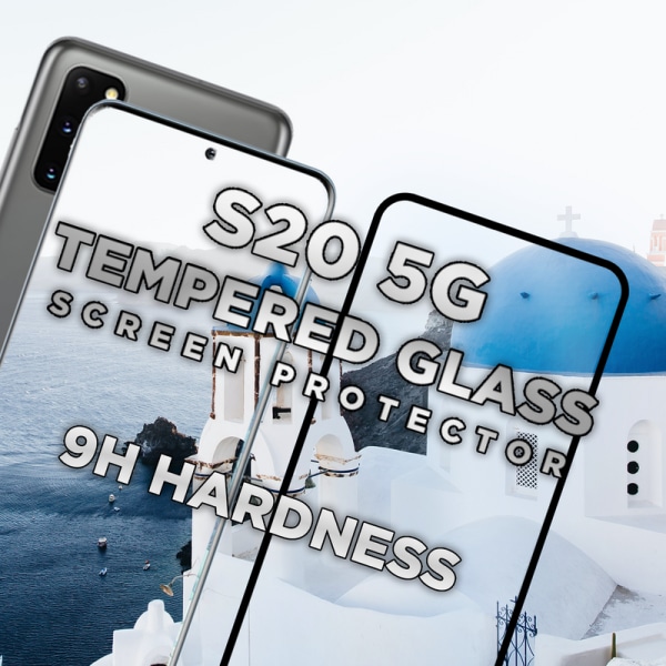 Samsung Galaxy S20 5G - Härdat glas 9H-Super kvalitet 3D