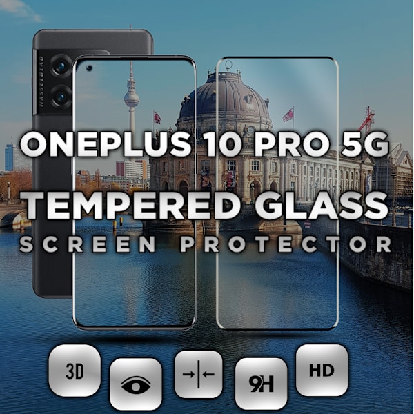 1-Pack ONEPLUS 10 PRO Näytönsuoja - Karkaistu Lasi 9H - Super laatu 3D
