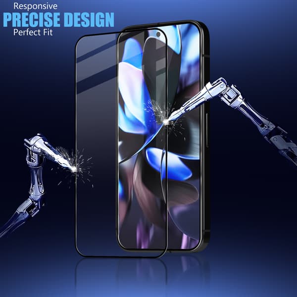 2-Pack GOOGLE PIXEL 9 PRO Skærmbeskyttelse - Hærdet Glas 9H - Super kvalitet 3D
