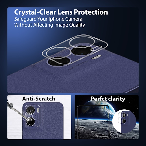 2-Pack Motorola G05 Skärmskydd & 1-Pack linsskydd - Härdat Glas 9H - Super kvalitet 3D