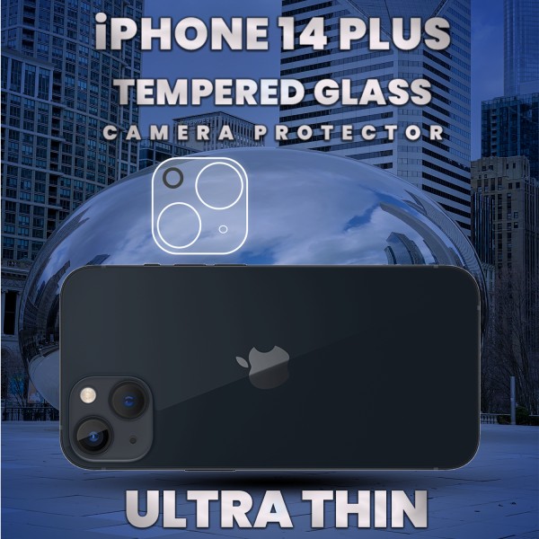 iPhone 14 Plus Linsskydd - 9H Härdat Glas- Super 3D Linsskydd