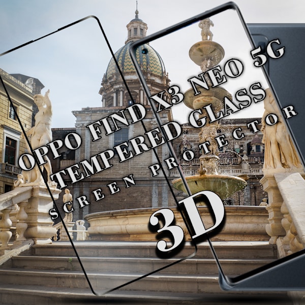 OPPO FIND X3 NEO 5G - Härdat glas 9H-Super kvalitet 3D