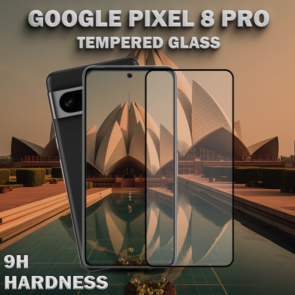 GOOGLE PIXEL 8 PRO Skärmskydd - Härdat Glas 9H - Super kvalitet 3D