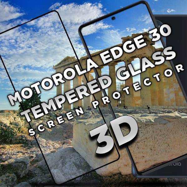 Motorola EDGE 30 - Härdat Glas 9H - Super kvalitet 3D