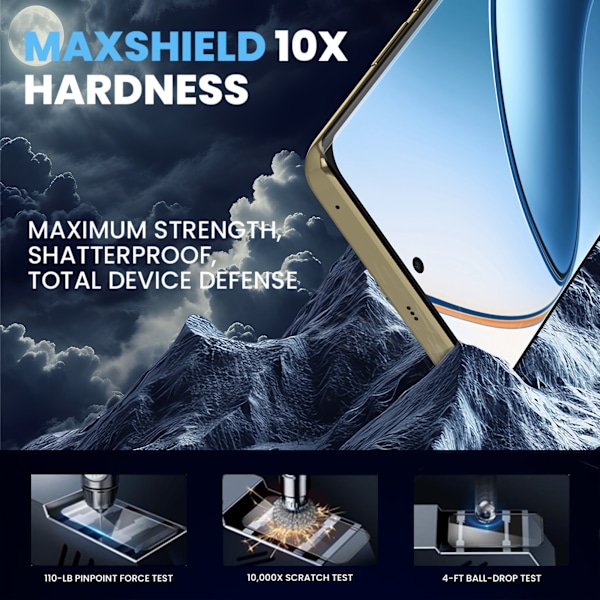 1-Pack Realme 12 Pro Plus Skärmskydd - Härdat Glas 9H - Super kvalitet 3D