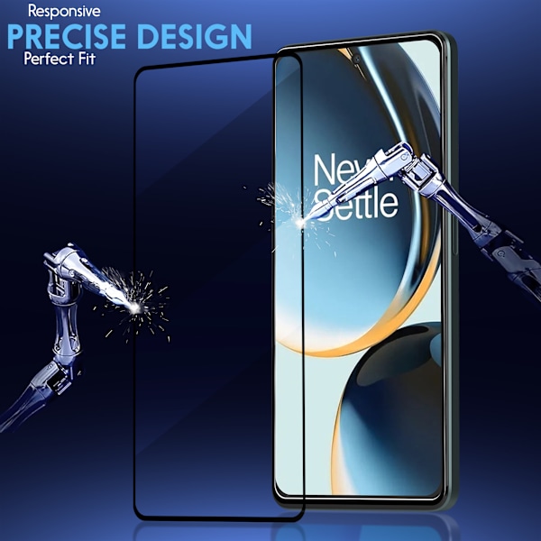2-Pack OnePlus Nord Ce 3 Lite Skärmskydd - Härdat Glas 9H - Super kvalitet 3D