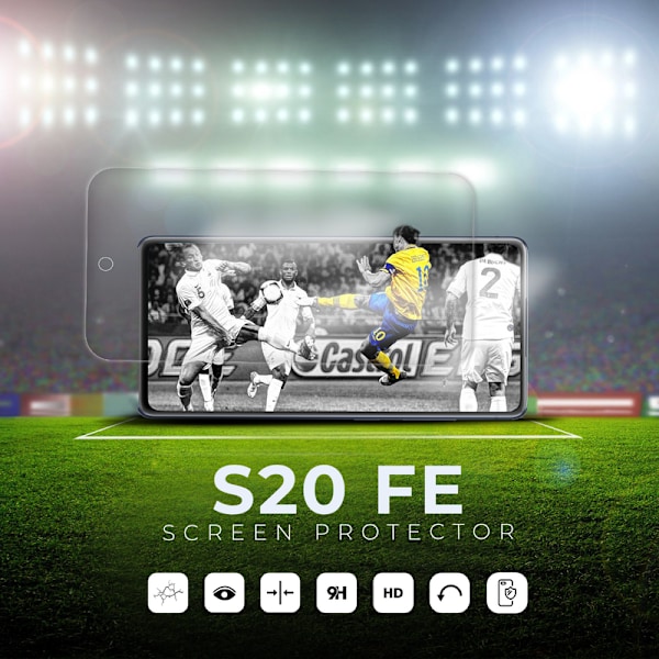 1-Pack SAMSUNG GALAXY S20 FE Skærmbeskyttelse - Hærdet Glas 9H - Super kvalitet 3D