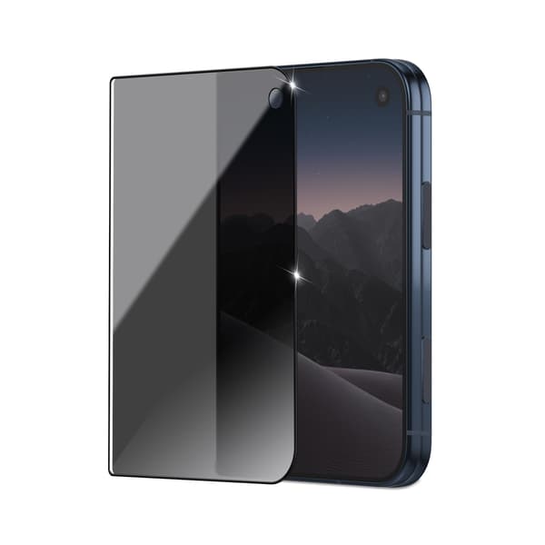 1-Pack iPhone Duo Privacy Skärmskydd - Härdat Glas 9H - Super kvalitet 3D