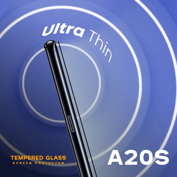 Samsung Galaxy A20s -Härdat Glas 9H-Super Kvalitet 3D Skärmskydd