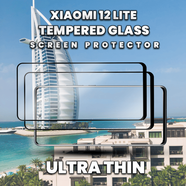 2 Pack Xiaomi 12 Lite - Härdat glas 9H-Super kvalitet 3D