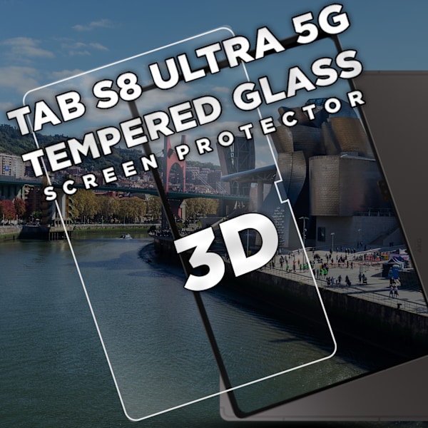 Samsung Galaxy Tab S8 Ultra 5G - Härdat Glas 9H - Super Kvalitet Skärmskydd