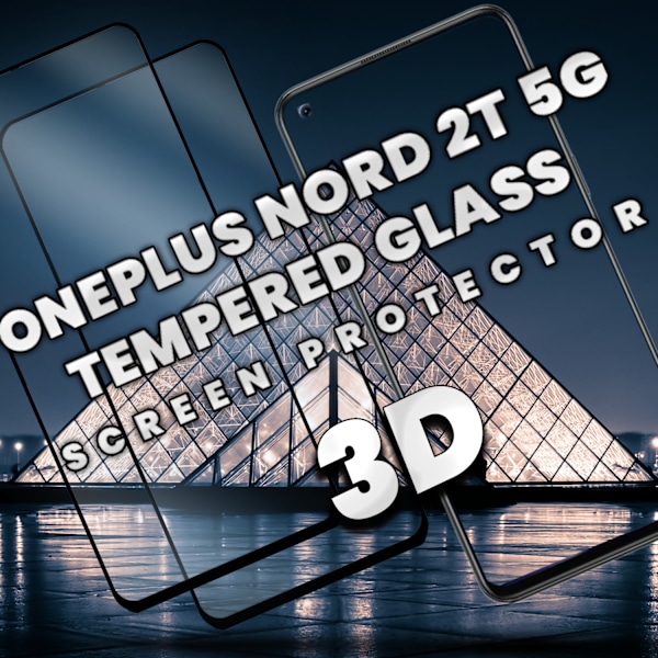 2-Pack ONEPLUS NORD 2T Skærmbeskyttelse - Hærdet Glas 9H - Super kvalitet 3D
