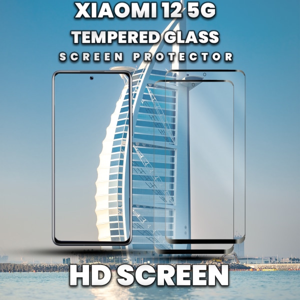 2 Pack Xiaomi 12 5G - Härdat glas 9H-Super kvalitet 3D