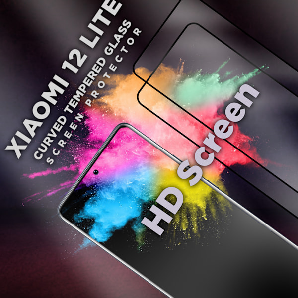 2-Pack XIAOMI 12 LITE Näytönsuoja - Karkaistu Lasi 9H - Super laatu 3D