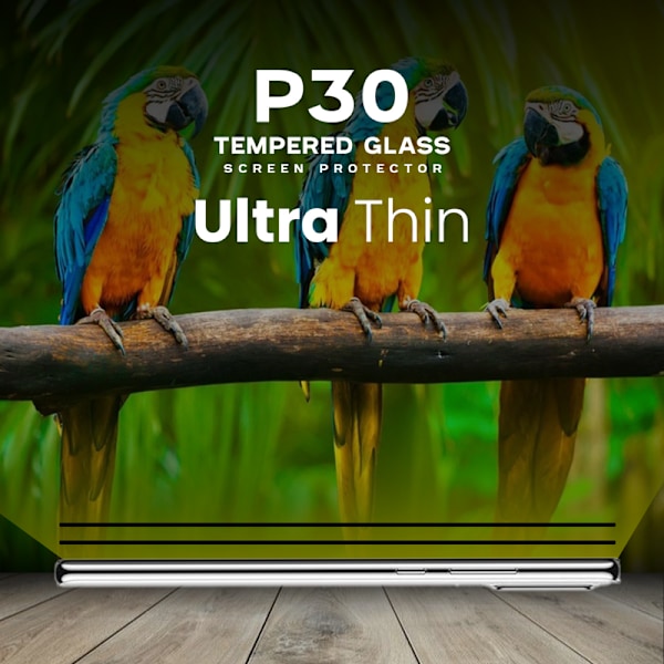 2-Pack HUAWEI P30 Skærmbeskyttelse - Hærdet Glas 9H - Super kvalitet 3D
