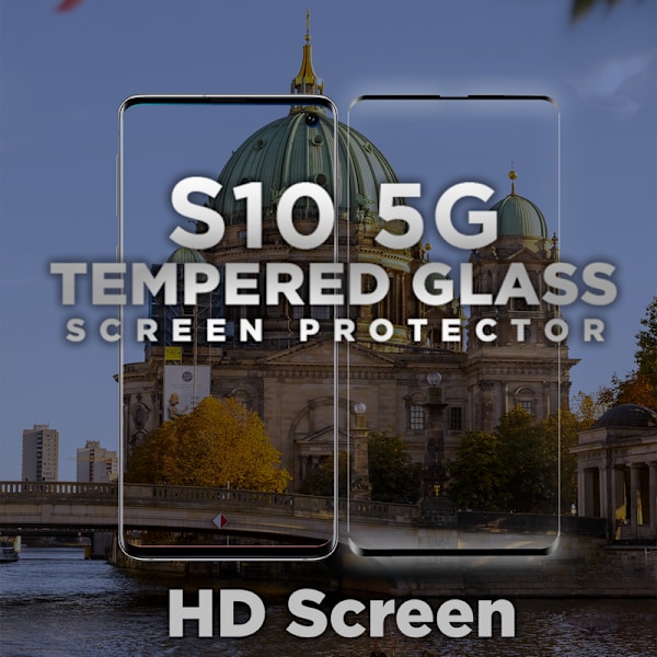 1-Pack SAMSUNG GALAXY S10 Skærmbeskyttelse - Hærdet Glas 9H - Super kvalitet 3D
