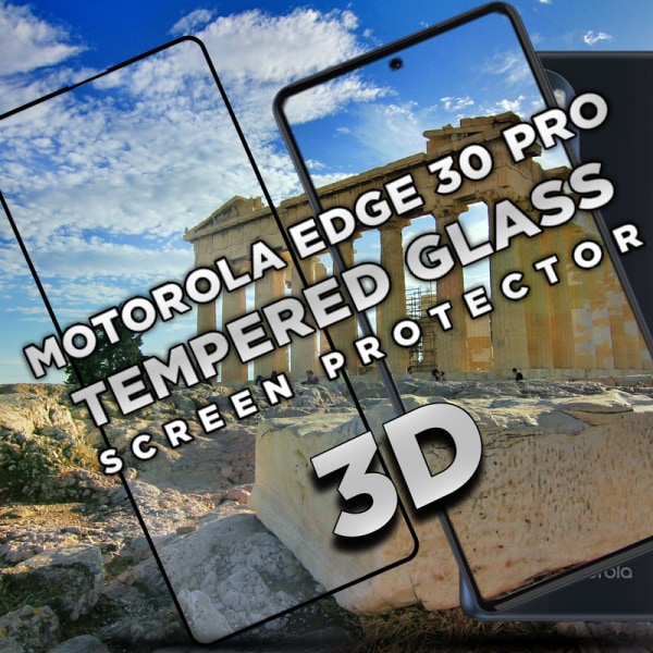 1-Pack MOTOROLA EDGE 30 PRO Skærmbeskyttelse - Hærdet Glas 9H - Super kvalitet 3D