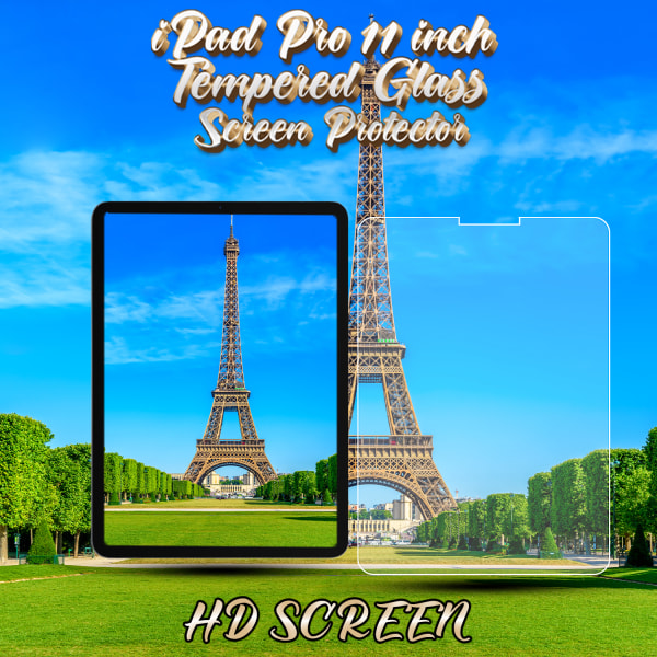 Apple iPad Pro (11 inch) - Härdat Glas 9H - Super Kvalitet Skärmskydd