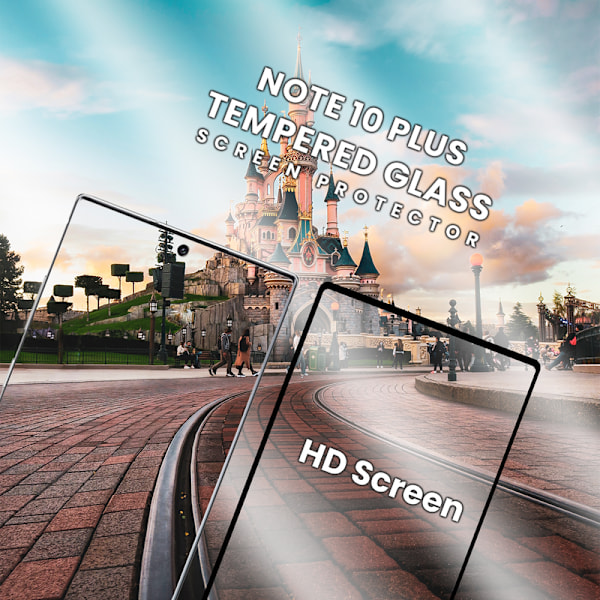 1-Pack SAMSUNG GALAXY NOTE 10 PLUS Skærmbeskyttelse - Hærdet Glas 9H - Super kvalitet 3D