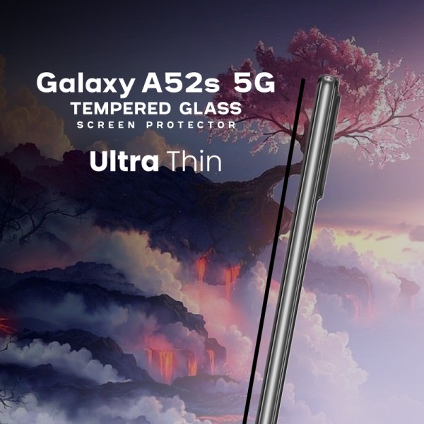 1-Pack SAMSUNG GALAXY A52S Skærmbeskyttelse - Hærdet Glas 9H - Super kvalitet 3D