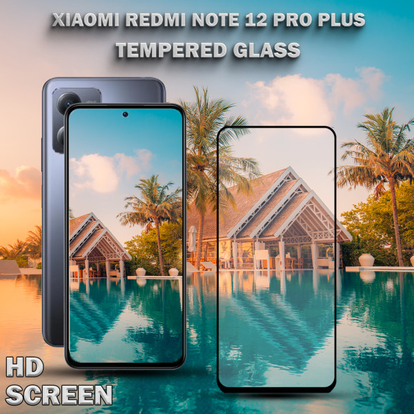 Xiaomi Redmi Note 12 Pro Plus - Härdat Glas 9H - Super kvalitet 3D Skärmskydd