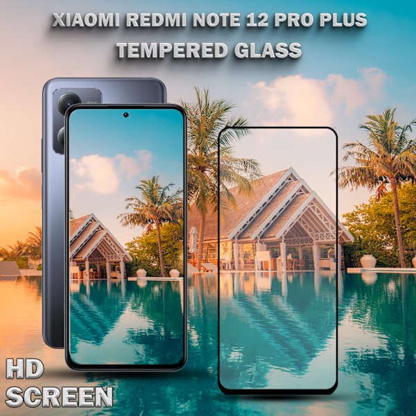 Xiaomi Redmi Note 12 Pro Plus - Härdat Glas 9H - Super kvalitet 3D Skärmskydd