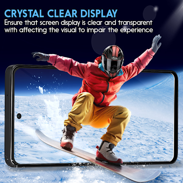 2-Pack Motorola G75 Skärmskydd & 1-Pack linsskydd - Härdat Glas 9H - Super kvalitet 3D