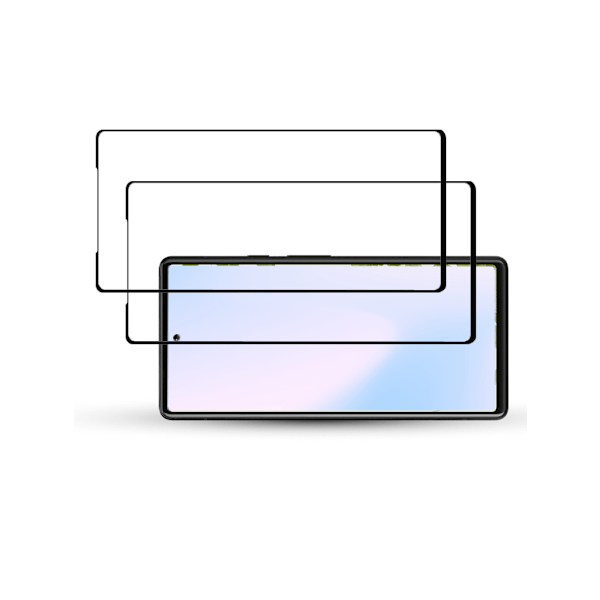 2-Pack GOOGLE PIXEL 6 Skärmskydd - Härdat Glas 9H - Super kvalitet 3D