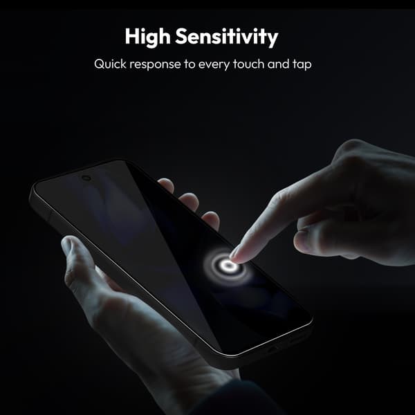 1-Pack Google Pixel 9A Privacy Skærmbeskyttelse - Hærdet Glas 9H - Super kvalitet 3D