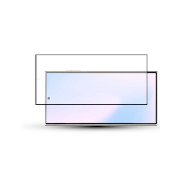 1-Pack SAMSUNG S24 ULTRA Skärmskydd - Härdat Glas 9H - Super kvalitet 3D