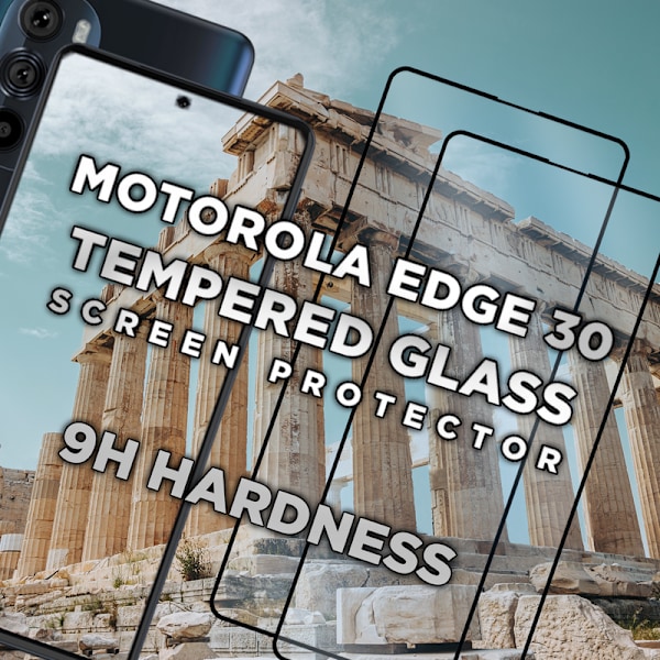 2-Pack MOTOROLA EDGE 30 Näytönsuoja - Karkaistu Lasi 9H - Super laatu 3D