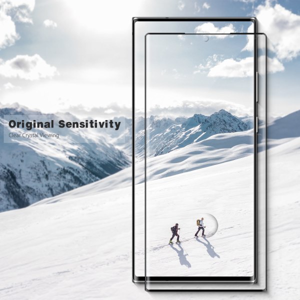 Samsung NOTE 20 härdat glas 3D Top Kvalitet skärmskydd- Svart