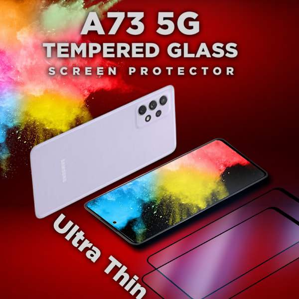 2-Pack SAMSUNG GALAXY A73 Skærmbeskyttelse - Hærdet Glas 9H - Super kvalitet 3D