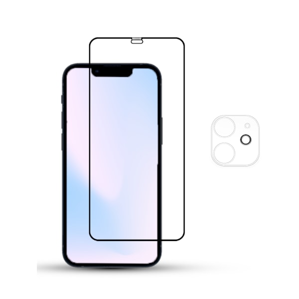 1-Pack IPHONE 12 Skærmbeskyttelse - Hærdet Glas 9H - Super kvalitet 3D