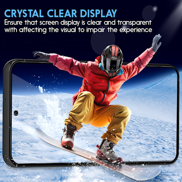 1-Pack Samsung S23 Plus Skärmskydd & 1-Pack linsskydd - Härdat Glas 9H - Super kvalitet 3D