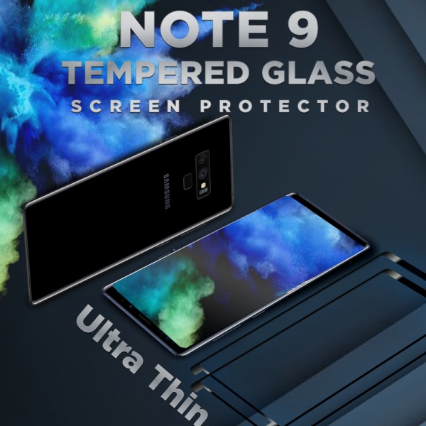 2 Pack Samsung Galaxy Note 9 - Härdat glas 9H- Super kvalitet 3D