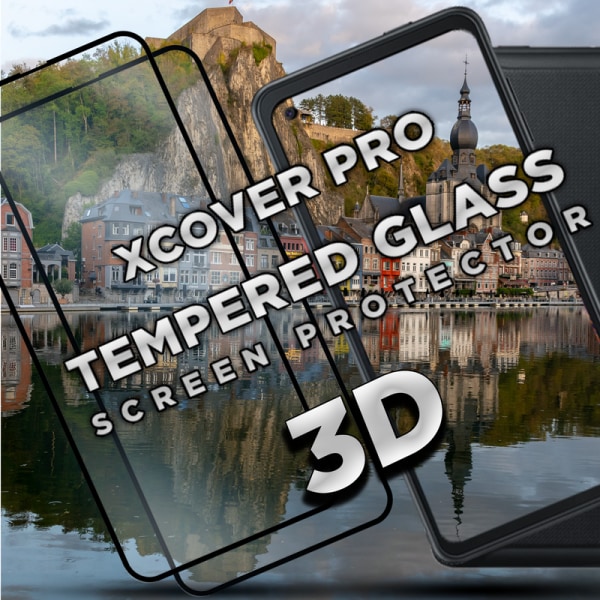 2 Pack Samsung Xcover Pro- Härdat glas 9H - Super kvalitet 3D