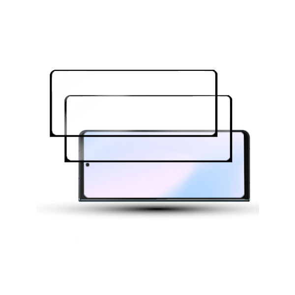 2-Pack SAMSUNG Z FOLD 5 Näytönsuoja - Karkaistu Lasi 9H - Super laatu 3D