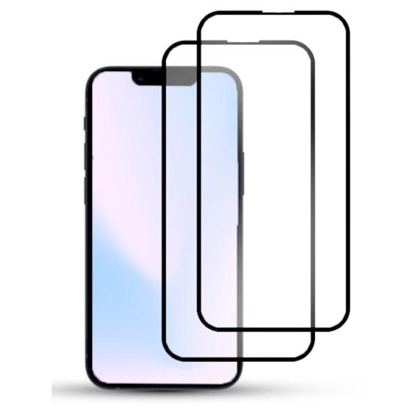 2-Pack IPHONE 13 PRO Skärmskydd - Härdat Glas 9H - Super kvalitet 3D