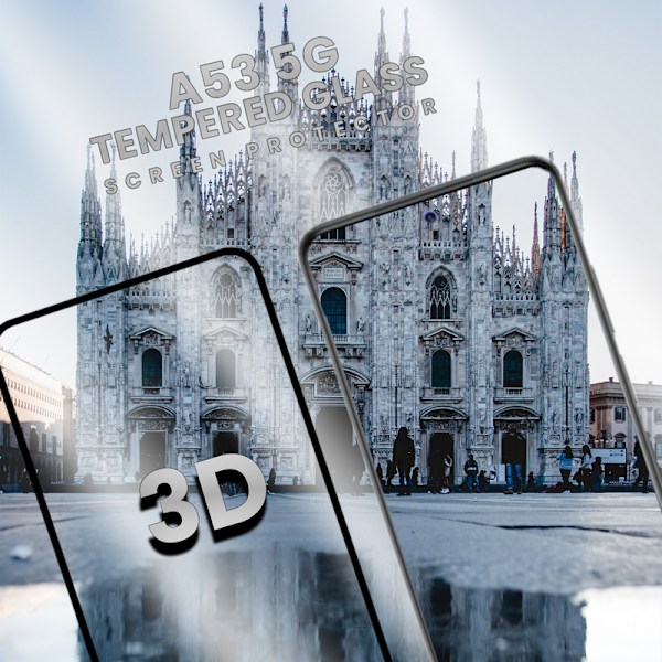 1-Pack SAMSUNG GALAXY A53 Skærmbeskyttelse - Hærdet Glas 9H - Super kvalitet 3D